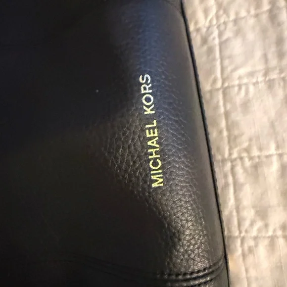 Michael Kors Black Crossbody Bag with Gold Hardware - Picture 3 of 5